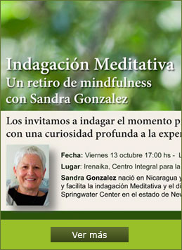Indagaci&oacute;n Meditativa: un retiro de mindfulness con Sandra Gonzalez