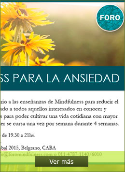 Minfulness para la ansiedad